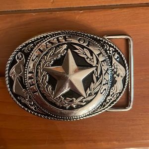 Womens belt buckle “The State of Texas”